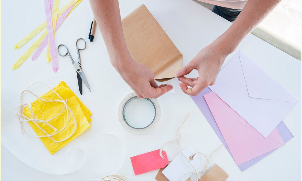 special children education enveloping making